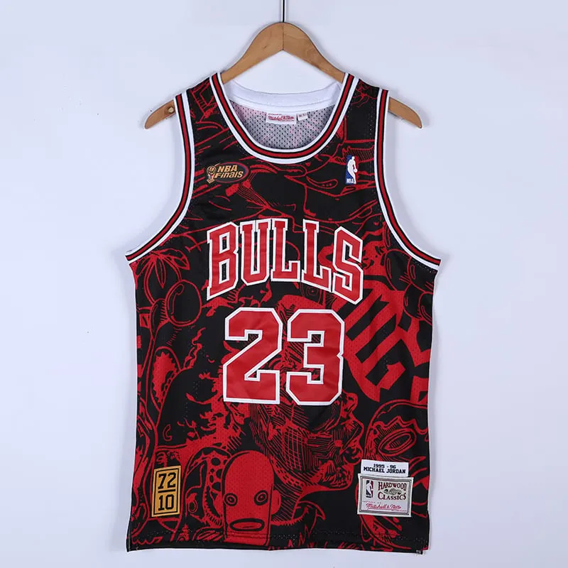 NBA special 0 bla 75th anniveario maglia retrò maglia da basket retrò