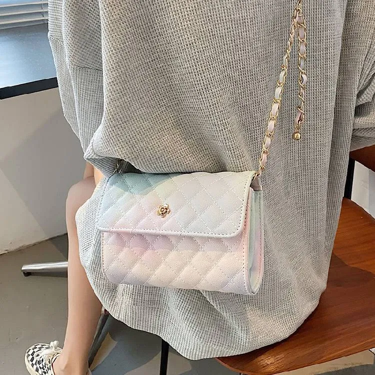 Borsa donna 2021 nuovo pacco borsa diagonale high-end studente selvaggio modello esplosione INS semplice borsa a tracolla