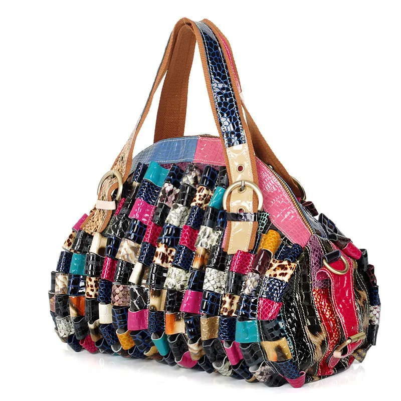 piccola borsa quadrata di marca Nuovo stile in pelle e vacchetta colore contrasto moda borsa borsa da donna borsa da donna borsa da donna vendita cal