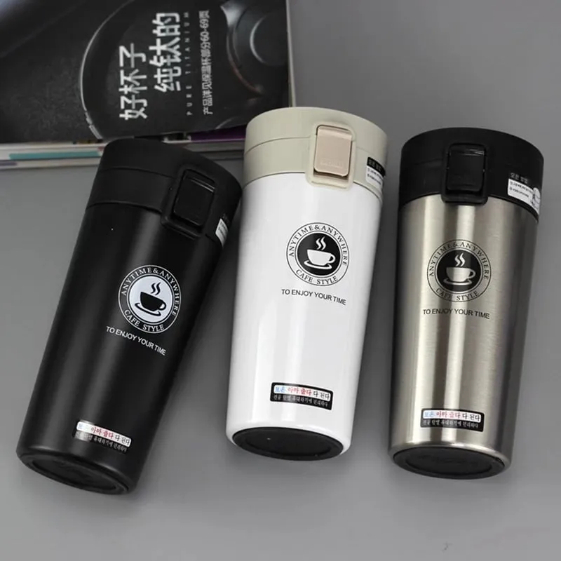 HOT Preum Travel Coffee Mug Thermos in acciaio inossidabile Bicchieri per thermos Boccetta terca Bottiglia d'acqua Tazza da tè Thermocup