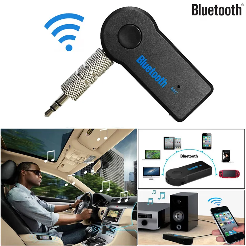Car Music Audio Ricevitore Bluetooth Adapte Blutooth Wireless per Aux 3.5 mm Stereo per altoparlante per auto Ricevitore Jack a mano libera