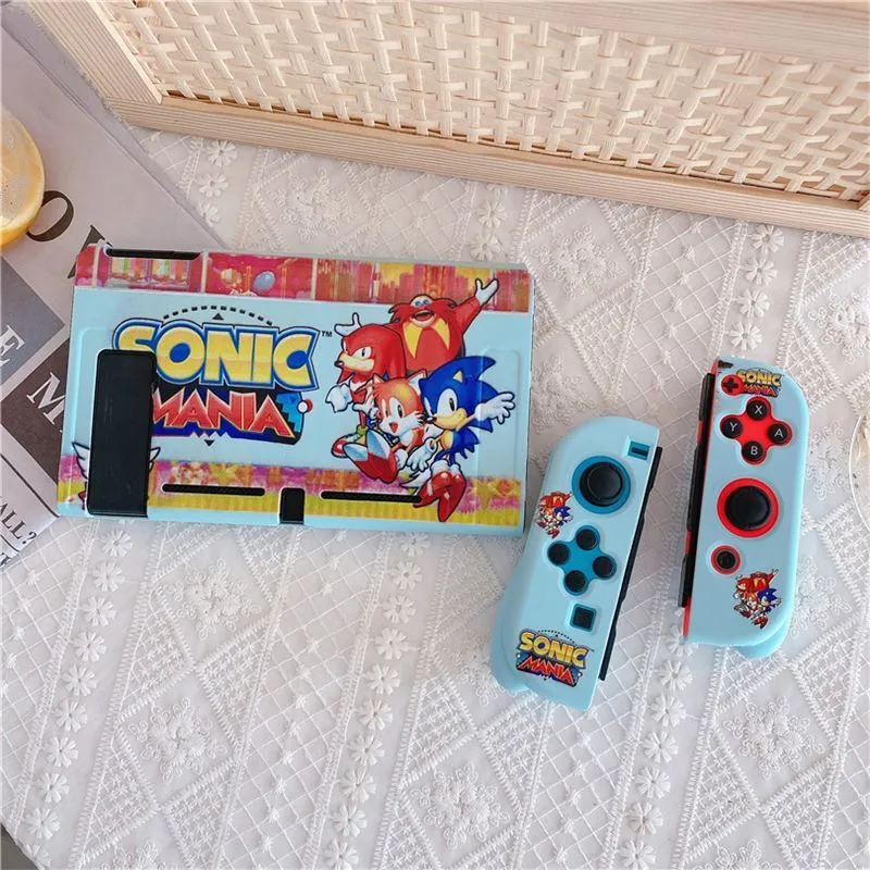 Adatto per cartone animato Sonic Nintendo Switch custodia protettiva divisa per console di gioco custodia morbida tpu scatola di immagazzinaggio NS