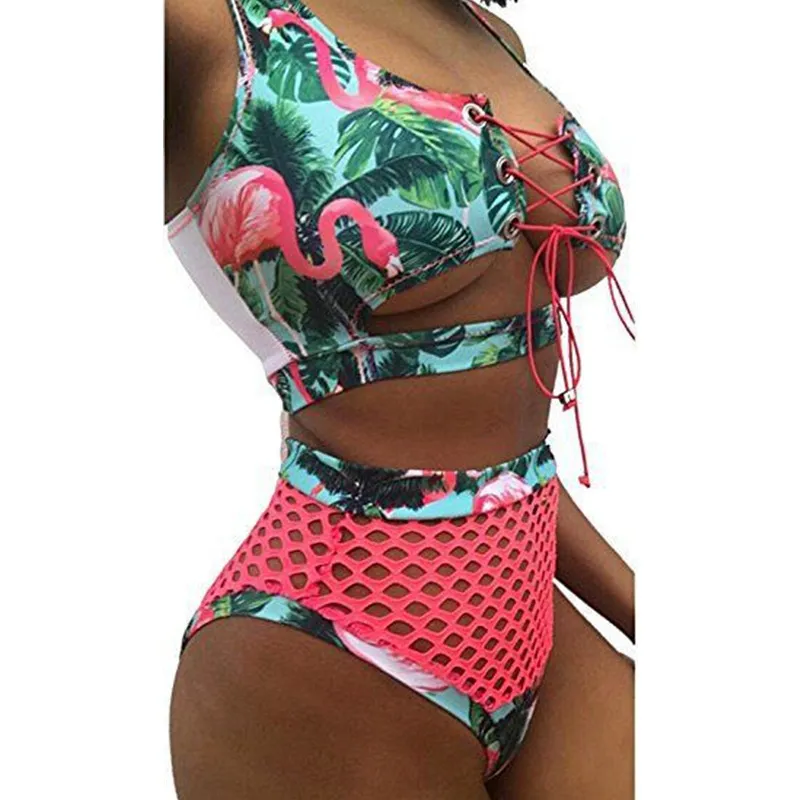 2021 nuovo costume da bagno diviso costumi da bagno bikini bikini a triangolo in rete bikini hot style europei e americani