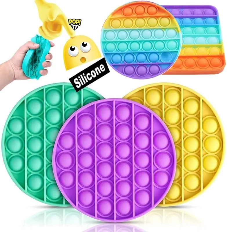 Pop It Push Bubble Sensory Fidget Toys Hot New Adult Antistress da tavolo Anti-stress Pops It Soft Squeeze Decompression Toys