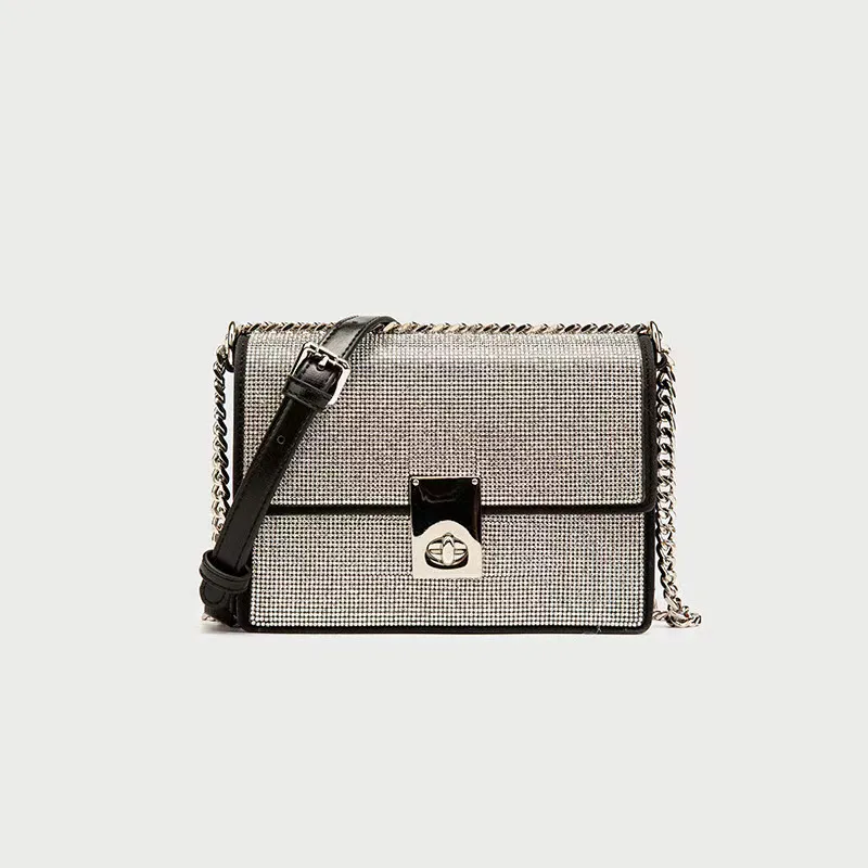New Style Factory Direct Diana borsa design di nicchia Pu borsa sotto le ascelle borsa da donna 2021 nuova serratura a diamante piccola borsa quadrat