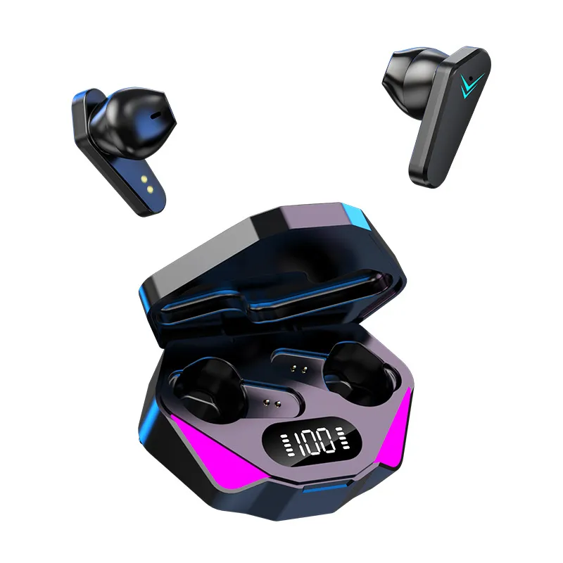 Auricolare Bluetooth gaming low court late gaming sport in-ear biauricolare lunga durata della batteria per l'intera rete