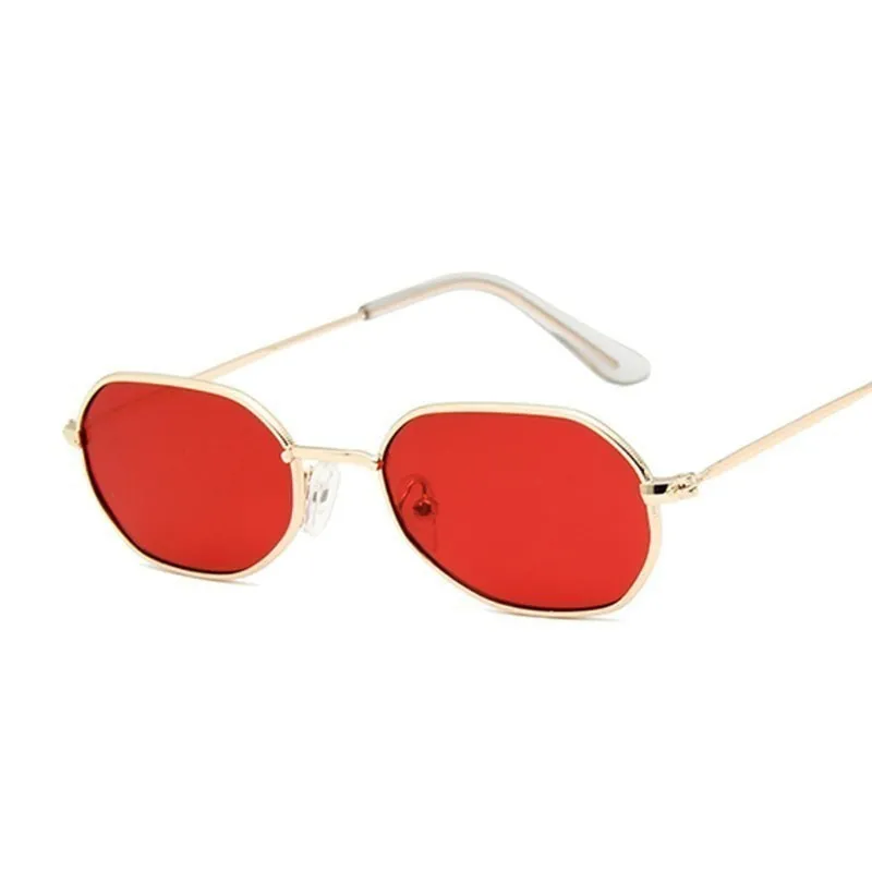 2020 New Red Brand Designer Vintage Occhiali da sole ovali Donna Retro Clear Lens Eyewear Occhiali da sole quadrati per donna maschio UV400