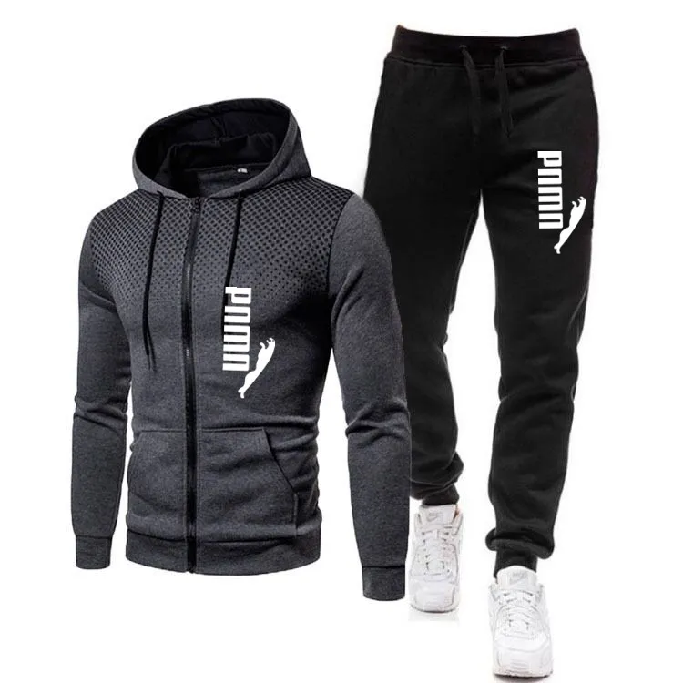 2021BOSS Adidas Nike BMW Set di maglione a righe Felpa con cappuccio da uomo in tinta unita Autunno/Inverno Tuta sportiva casual calda Plus Felpa con