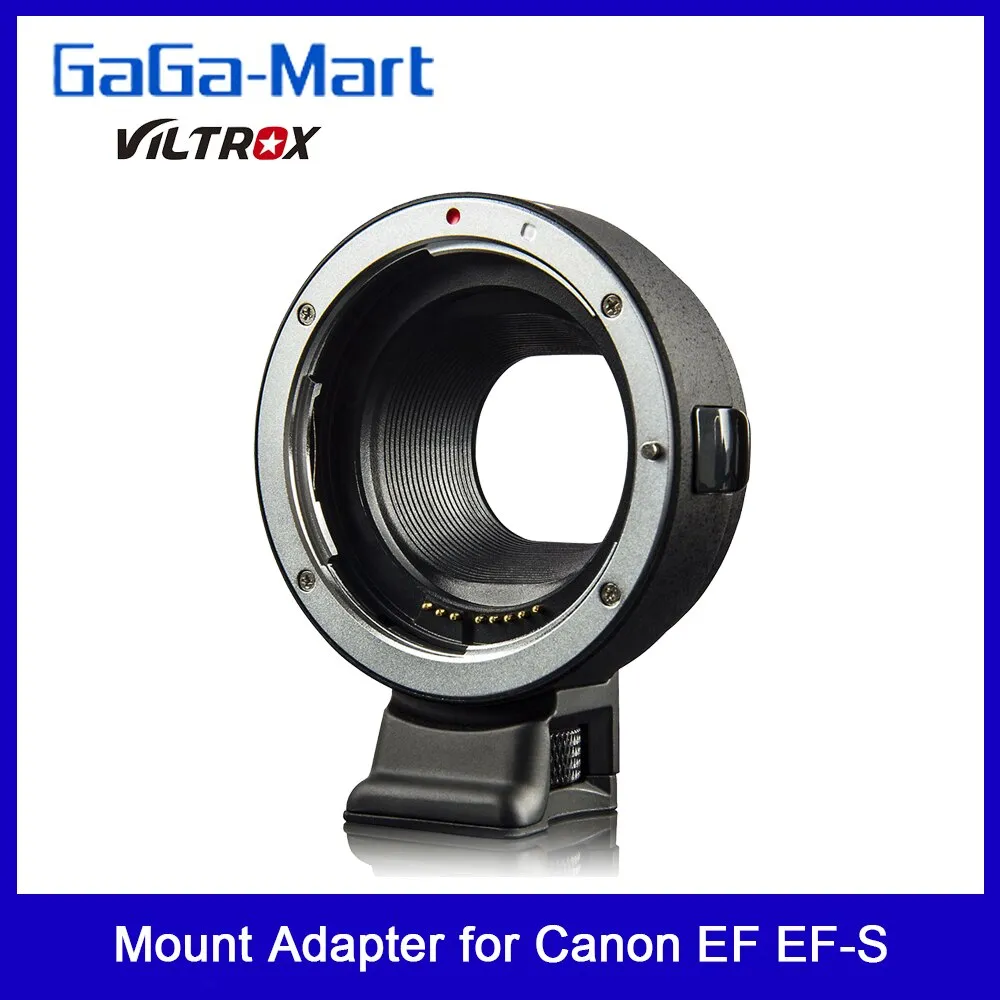 Viltrox Auto Focus EF-EOS M MOUNT Adattatore per montaggio obiettivo per obiettivo Canon EF EF-S per fotocamera mirrorless Canon EOS