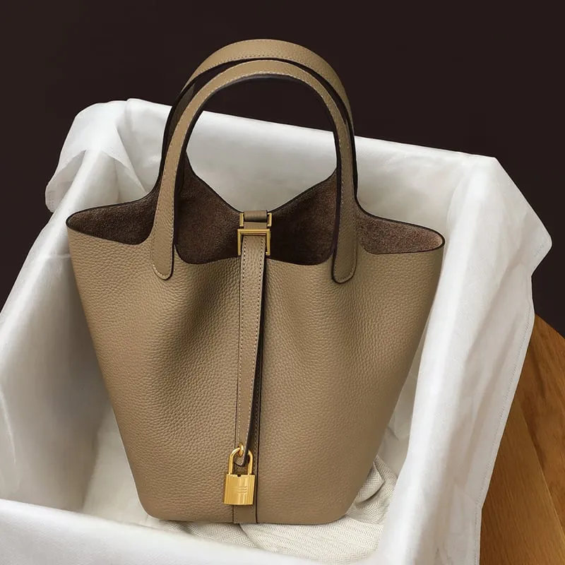 MUEKA Style bag 2021 borsa a secchiello da donna in pelle di nuova moda borsa a secchiello di grande capacità di fascia alta in stile occidentale bor