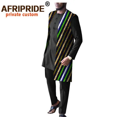 2021 new African Pride uomo l vestito tre pezzi giacca giacca pantaloni AFRIPRIDE