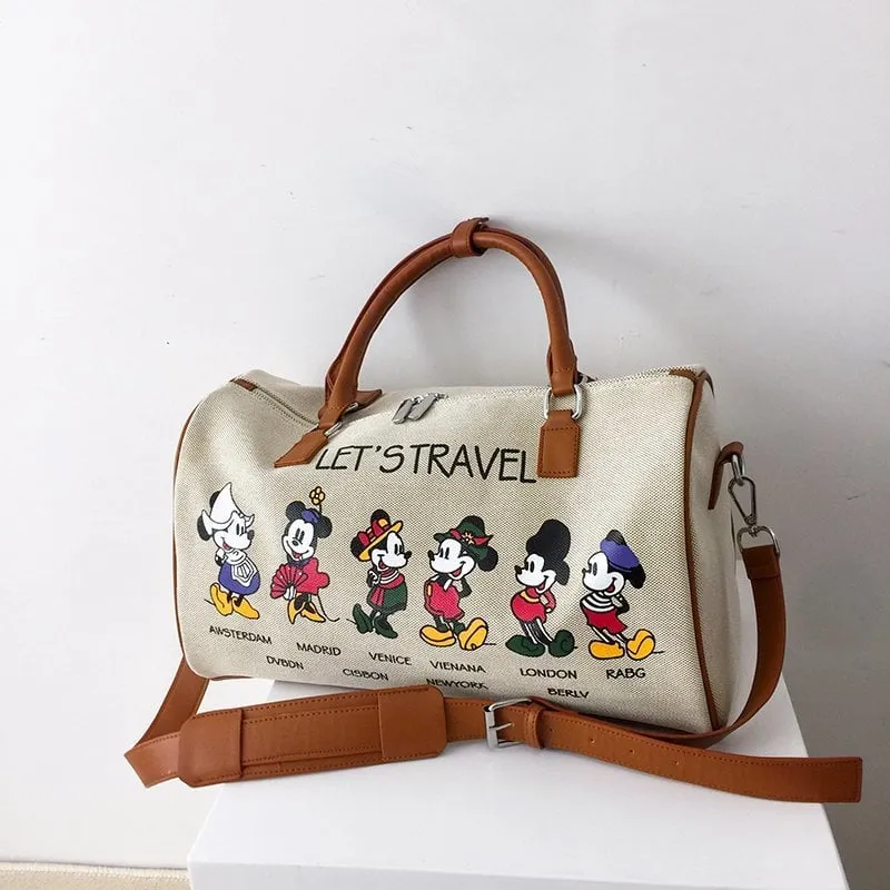 Borsa a tracolla singola da donna in tela di Topolino Dongdaemun La stessa borsa da viaggio a breve distanza borsa da donna portatile in Giappone e C