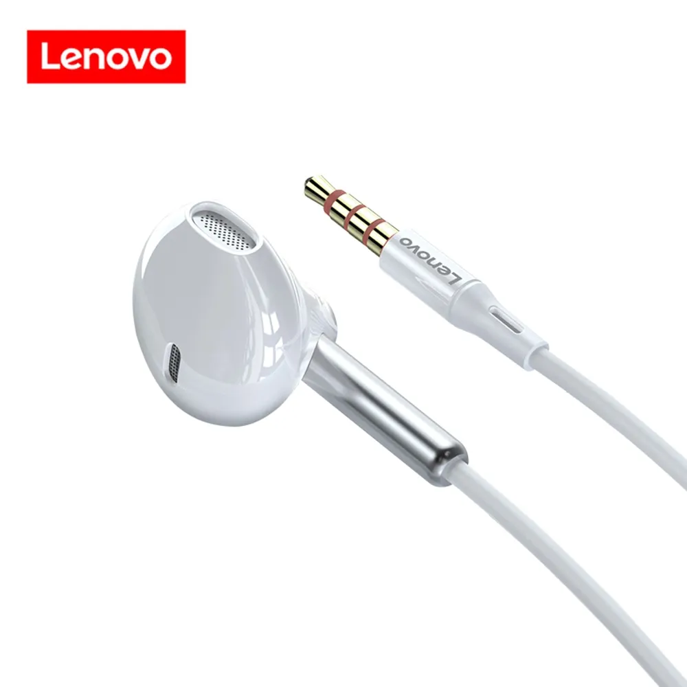 Lenovo XF06 Cuffie cablate da 3,5 mm Auricolari in-ear Auricolari stereo per musica Auricolari per smartphone Controllo in linea con microfono
