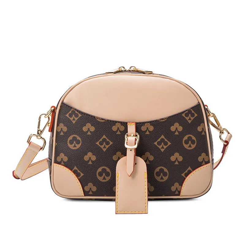 Louis Vuitton Style One Piece Consegna 2020 Nuova borsa a tracolla da donna stampata retrÃ² Borsa a conchiglia a semicerchio diagonale a una spalla a