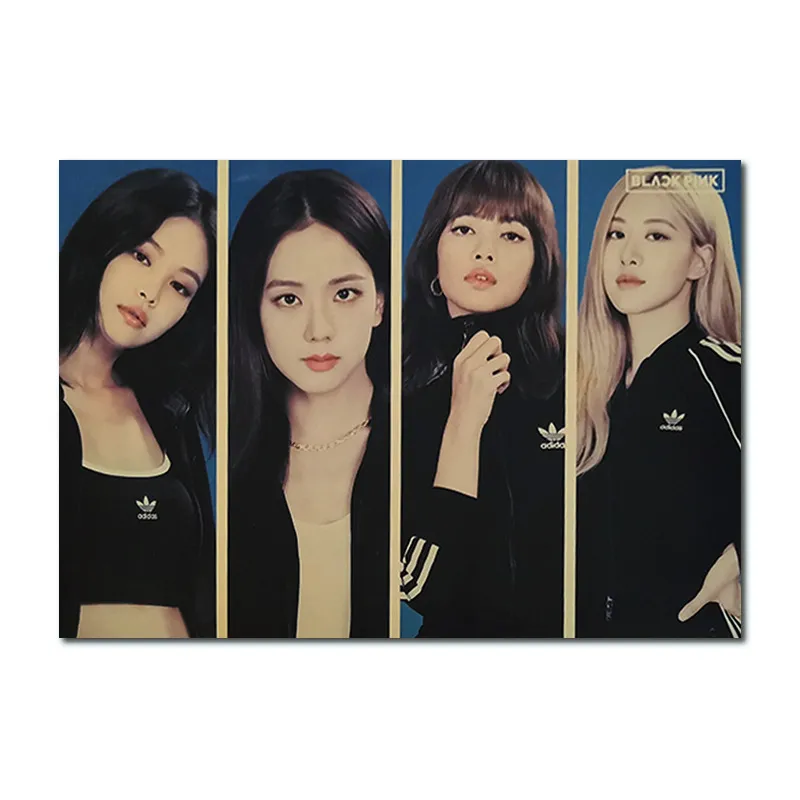 BlackPink 03 Nostalgic Retro Bark Paper Poster Indoor Bar Cafe