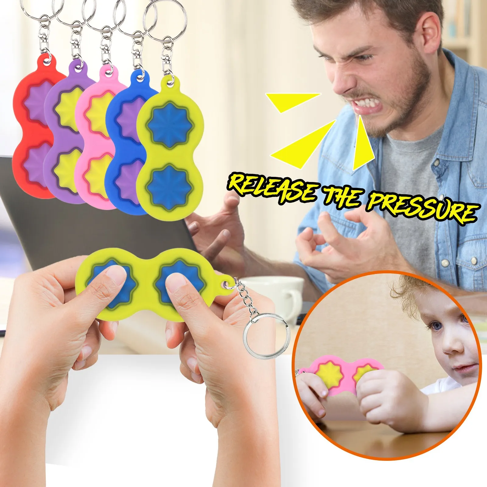 New Fidget Simple Dimple Toy Fat Brain Toys Sollievo dallo stress Mano Agitarsi Giocattoli per bambini Adulti Early Educational Autismo Special Need