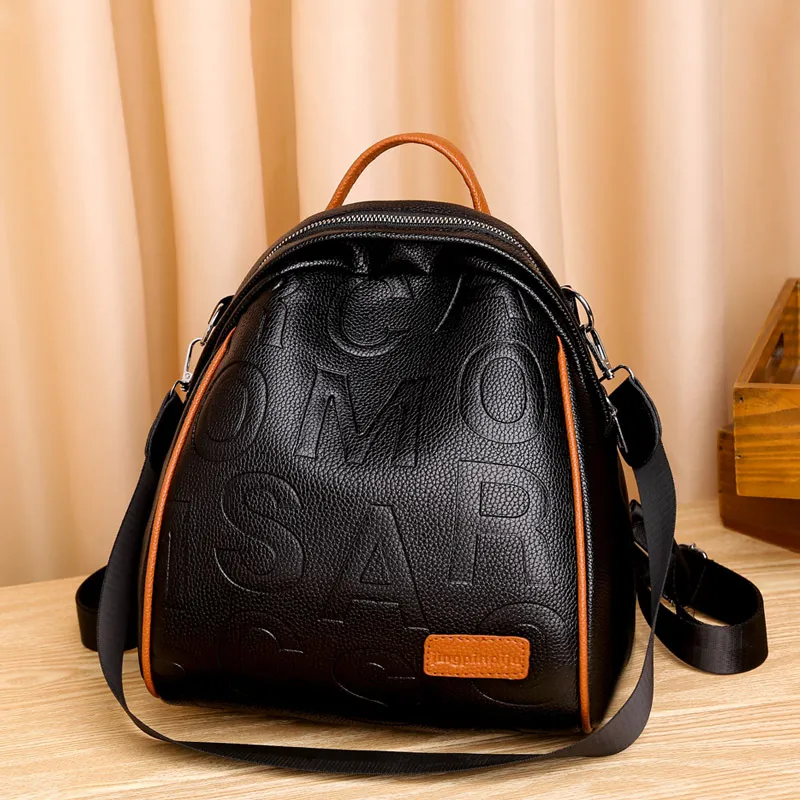 Shangxin doppia borsa a tracolla pressione parola grande capacità spalla singola borsa da donna shell tendenza moda Zaino Moda di alta qualità