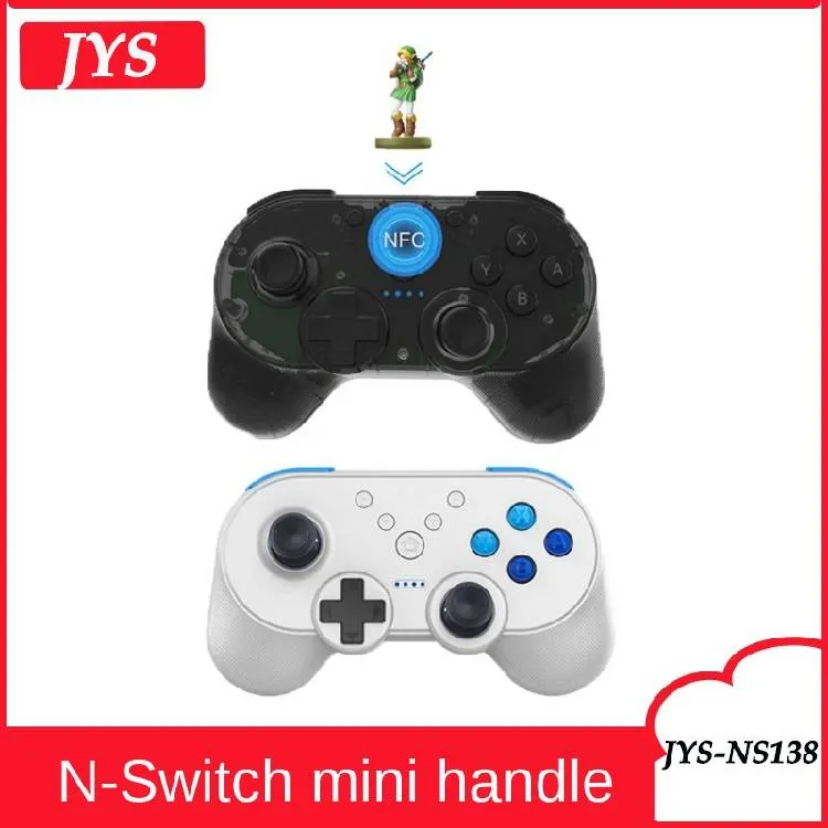 JYS Switch Mini Wireless Handle NS Bluetooth Handle Controller Tape NFC Vibrating Screens Turbo
