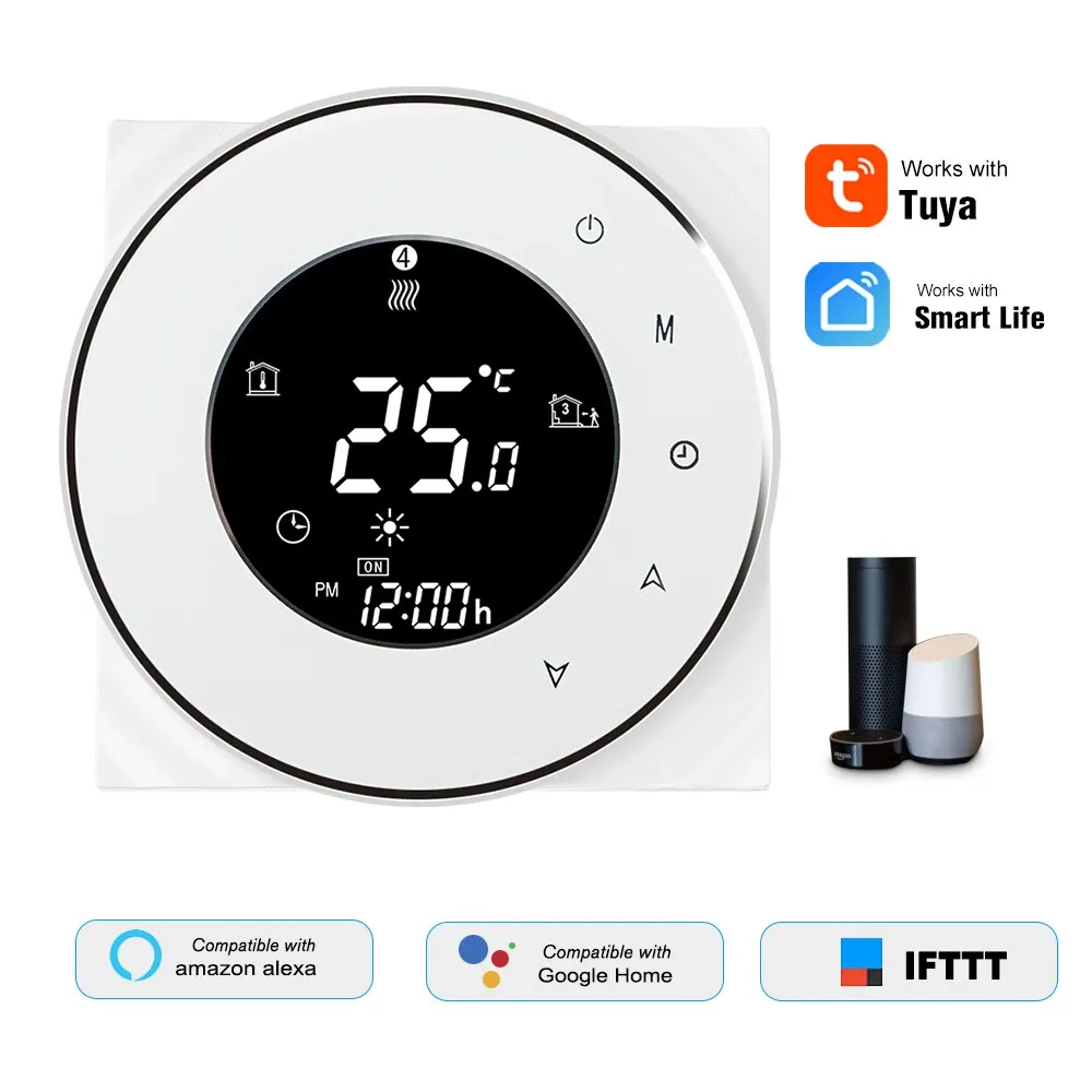 Wifi Smart Water/Gas Boiler Termostato Tuya Telecomando Retroilluminazione Programmabile settimanale LCD Touch Screen Temperature Controller