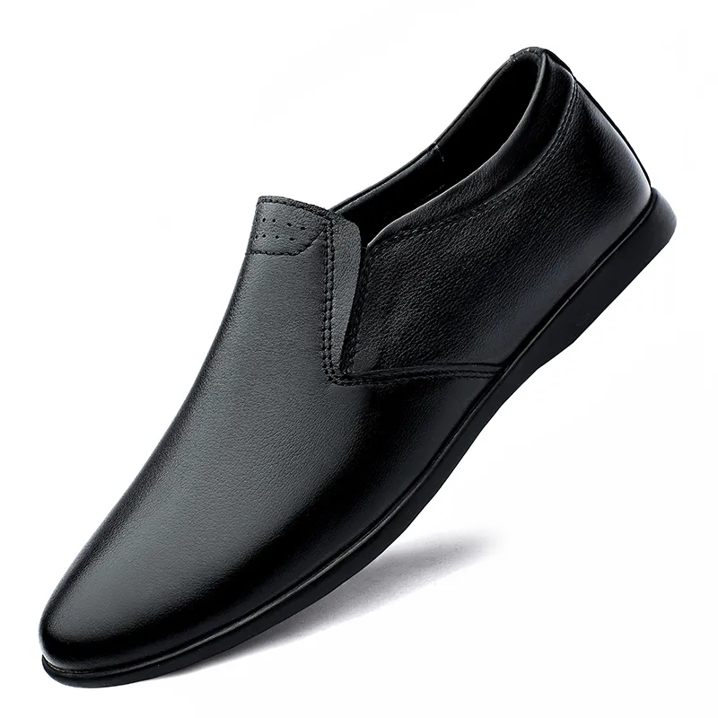 Doudou scarpe uomo 2021 nuova tendenza stile autunno scarpe da uomo one-step estate scarpe casual in pelle da uomo impermeabili scarpe alla moda