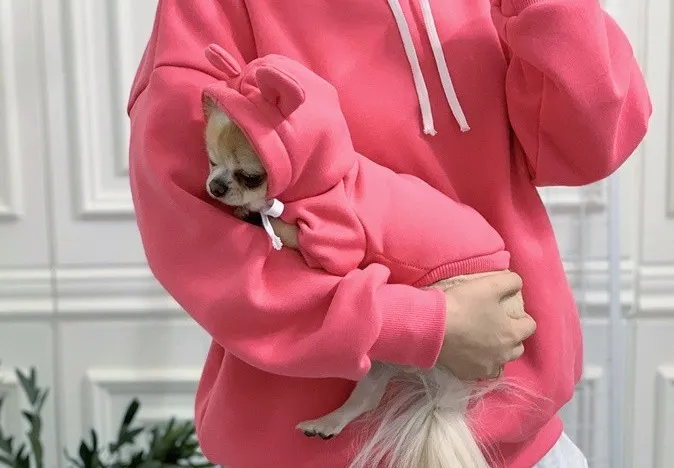 Corea contatore endorpet simpatico orso orecchie da compagnia gatto e cane maglione con cappuccio proprietario vestito genitore-figlio più velluto is