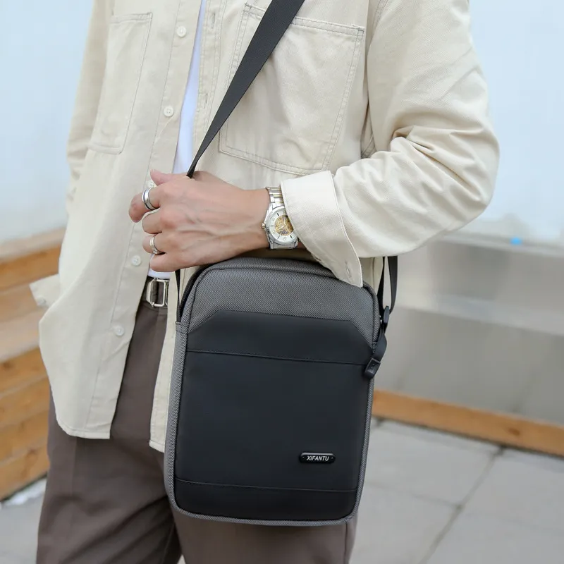 Borsa da uomo alla moda messenger monospalla moda casual alla moda borsa da uomo borsa da viaggio d'affari borsa a tracolla monospalla per pendolaris