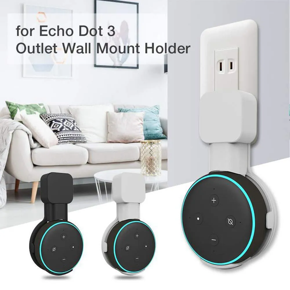 Staffa per staffa da parete per altoparlanti adatta per casa intelligente Amazon Alexa Echo Dot di terza generazione