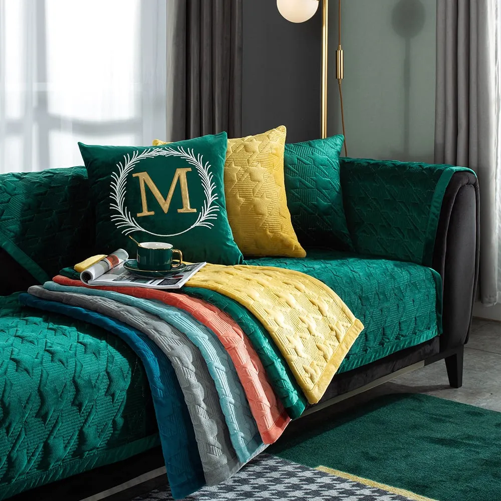 Nuovo stile Asciugamano coprisedile per divano amante del divano c di qualità super morbida per l'autunno inverno