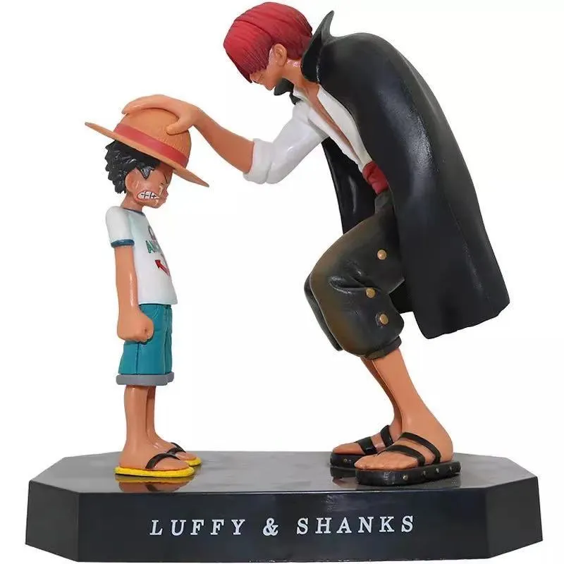 17 cm One Piece Anime Figure Quattro imperatori Shanks Cappello di paglia Rufy Action Figure One Piece Sabo Ace Sanji Roronoa Zoro Figurina