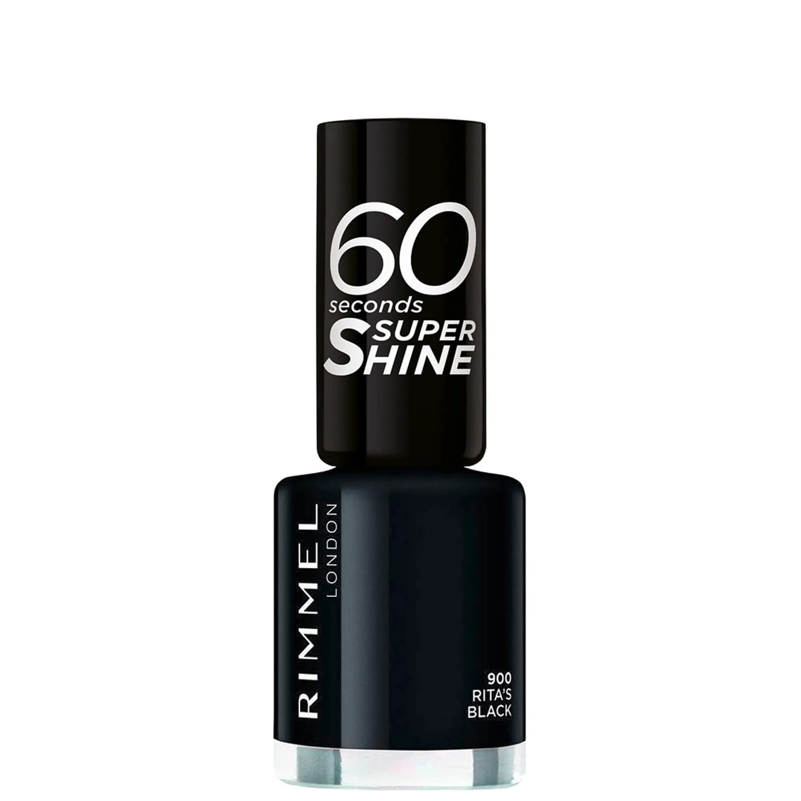  60 Seconds Rita Shades of Black Nail Polish (Various Shades) - Black Black 900