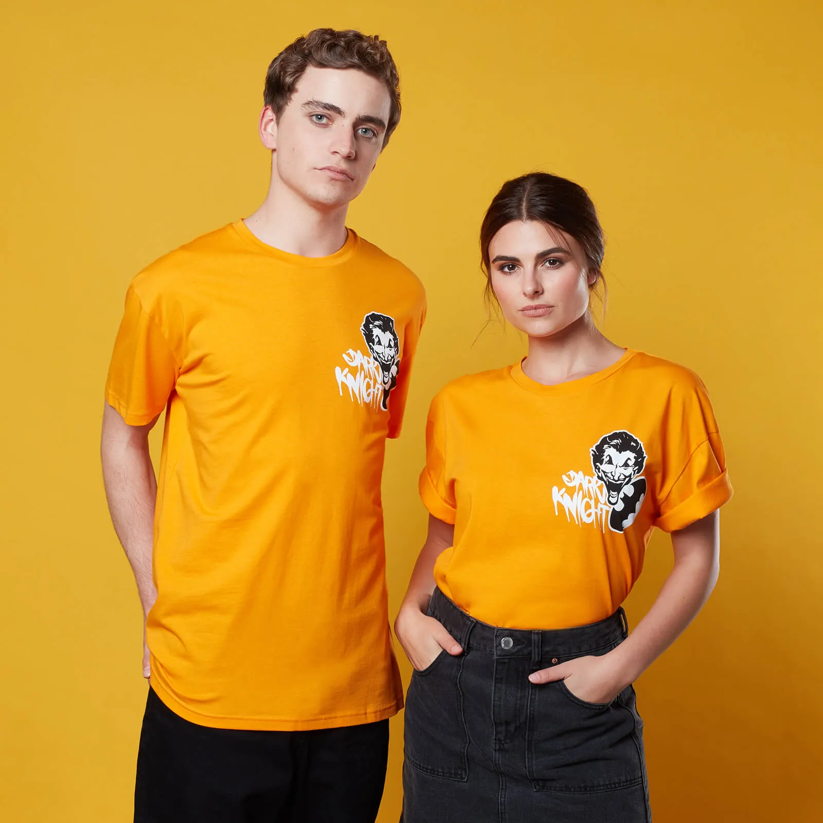 T- Shirt Gotham Guardian Batman Graffiti - Arancione - L
