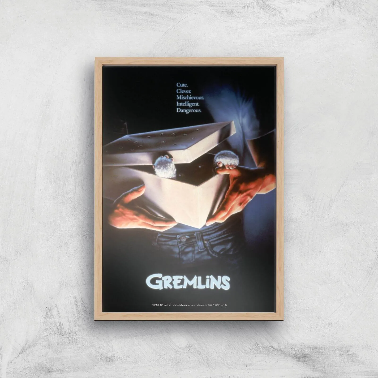 Gremlins Giclee Art Print - A2 - Wooden Frame