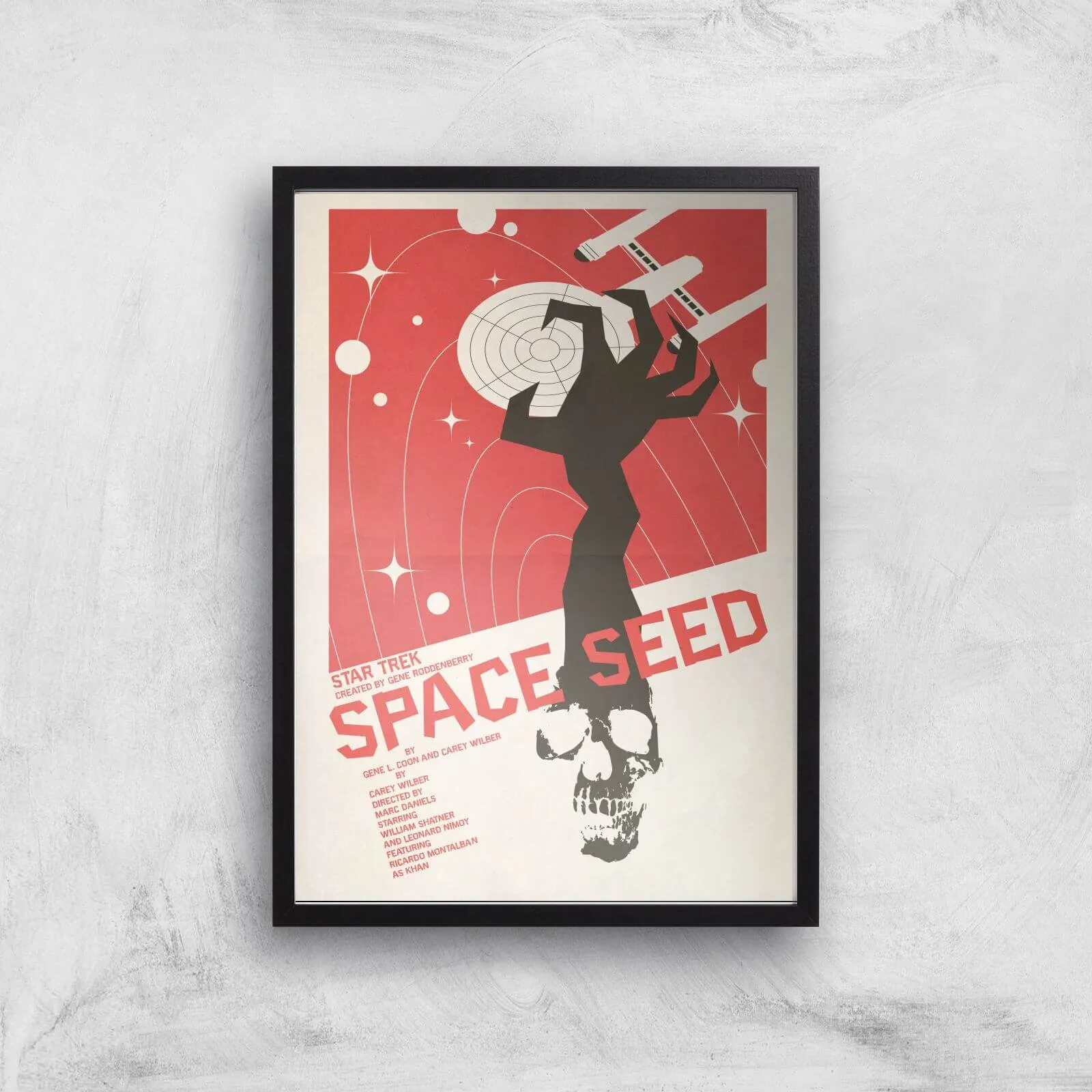 Space Seed Giclee - A3 - Black Frame