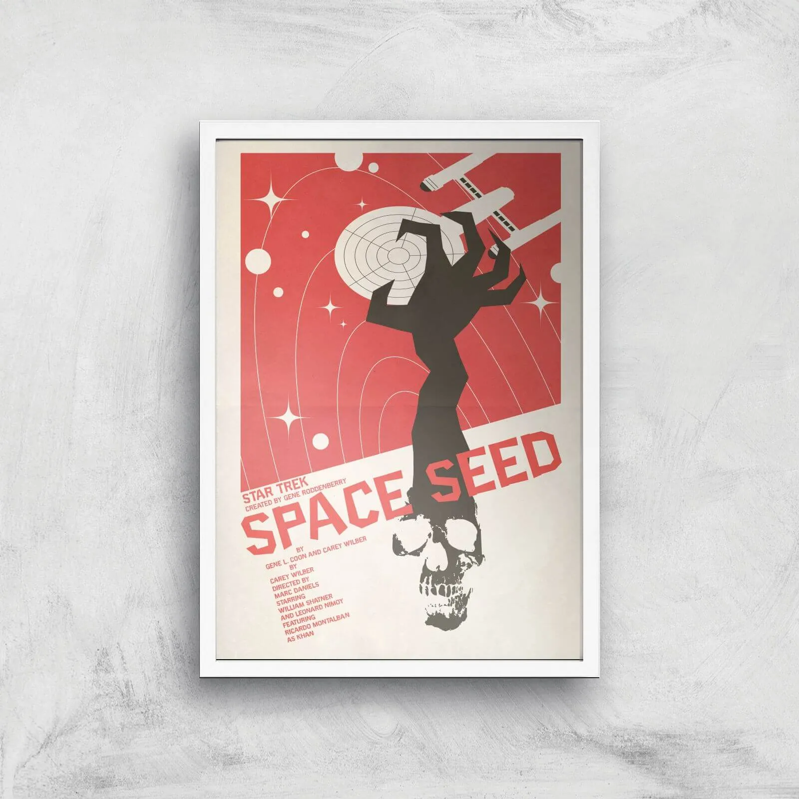 Space Seed Giclee - A2 - White Frame