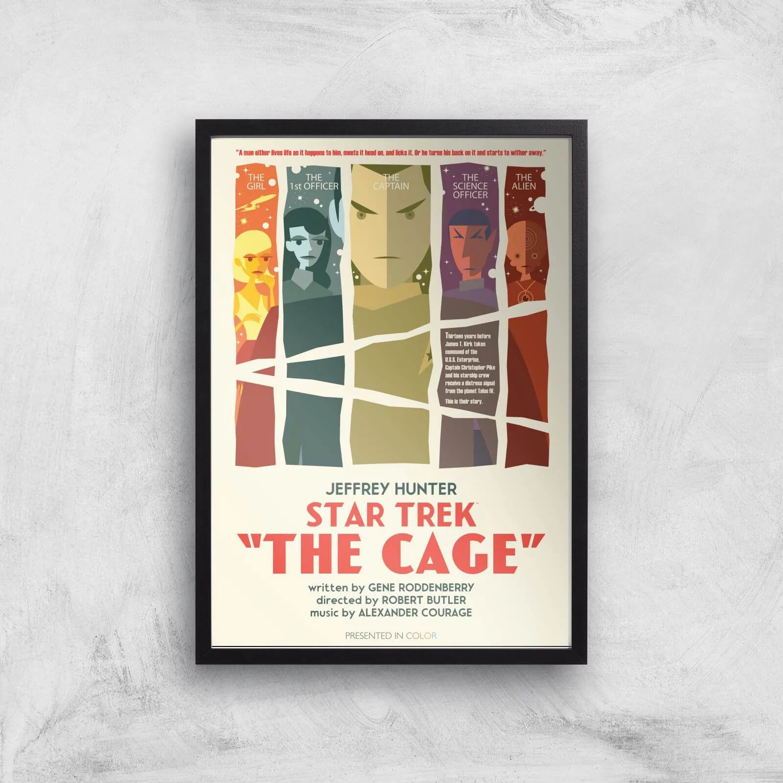 The Cage Giclee - A3 - Black Frame