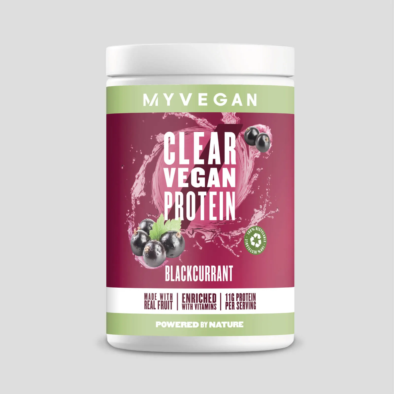 Clear Vegan Protein - 20servings - Ribes nero