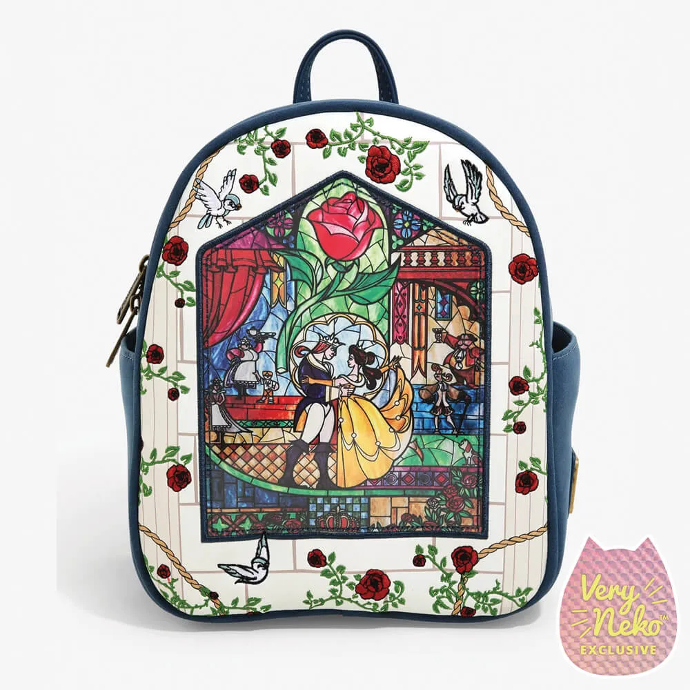  Disney Beauty And The Beast Stained Glass Mini Backpack - VeryNeko Exclusive