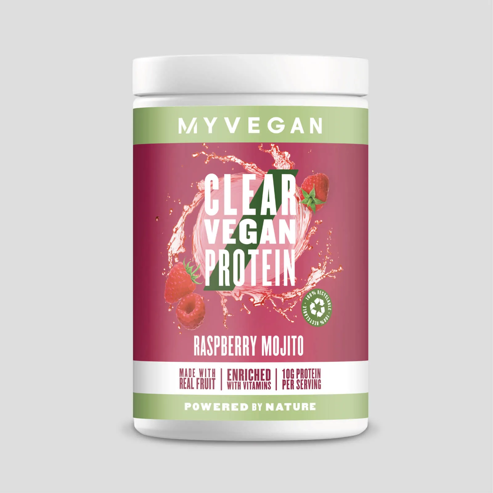 Clear Vegan Protein - 20servings - Mojito al lampone