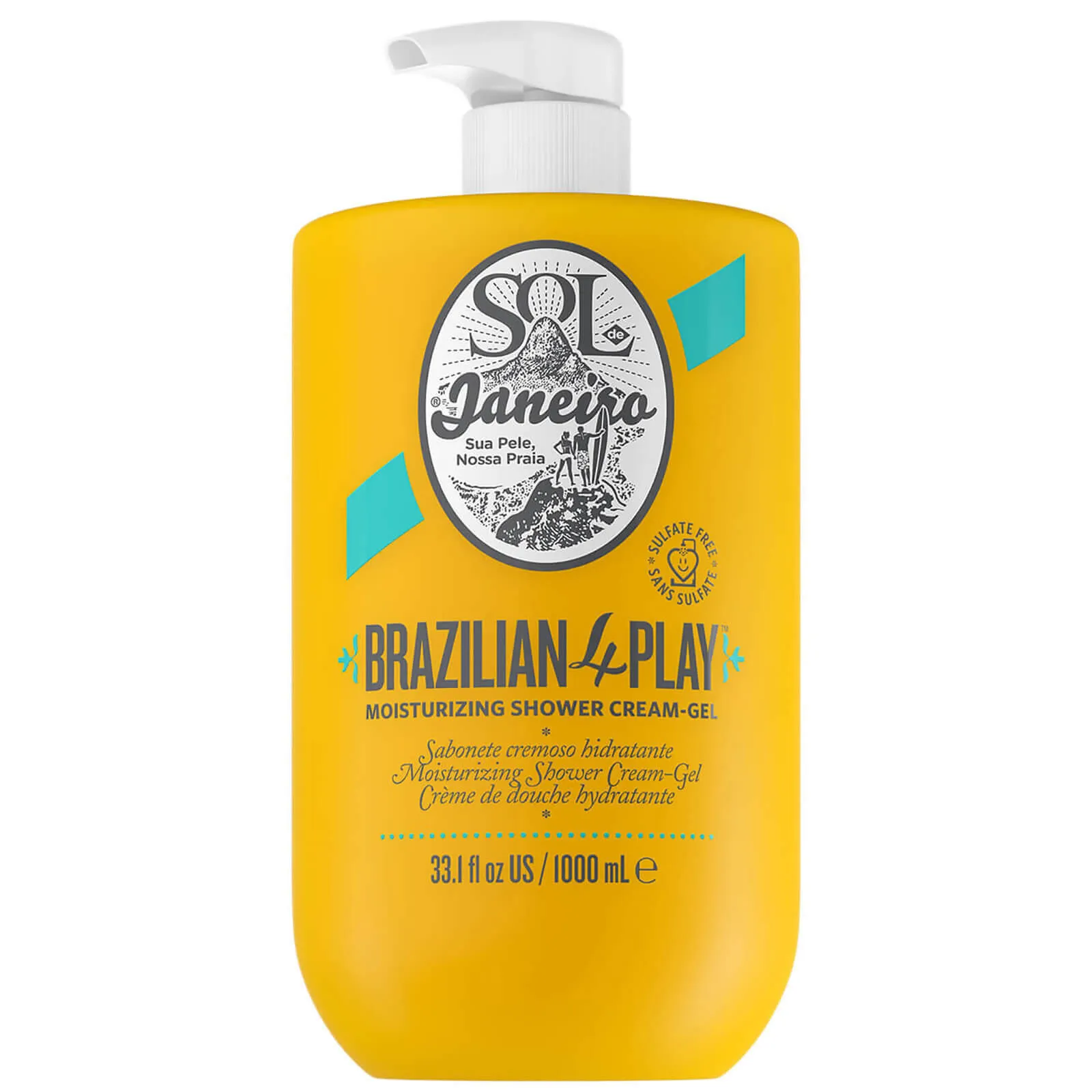  Brazilian 4 Play Moisturizing Shower Cream-Gel 1000ml