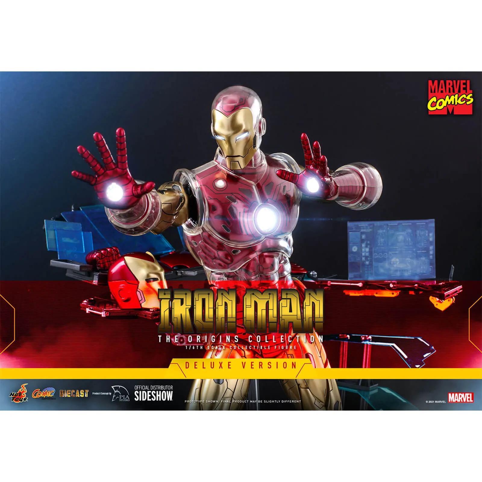  Marvel Iron Man 1:6 Scale Deluxe The Origins Collection