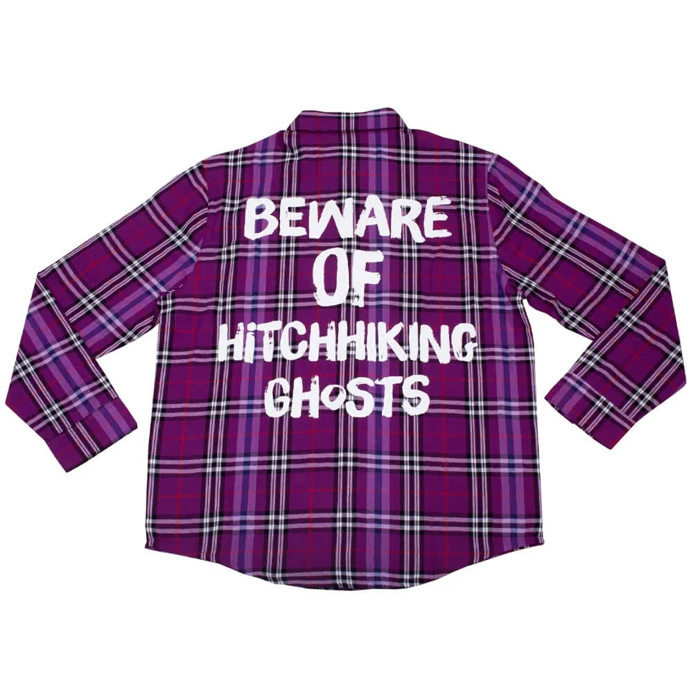  Haunted Mansion Hitchhiking Ghosts Flannel - 3XL