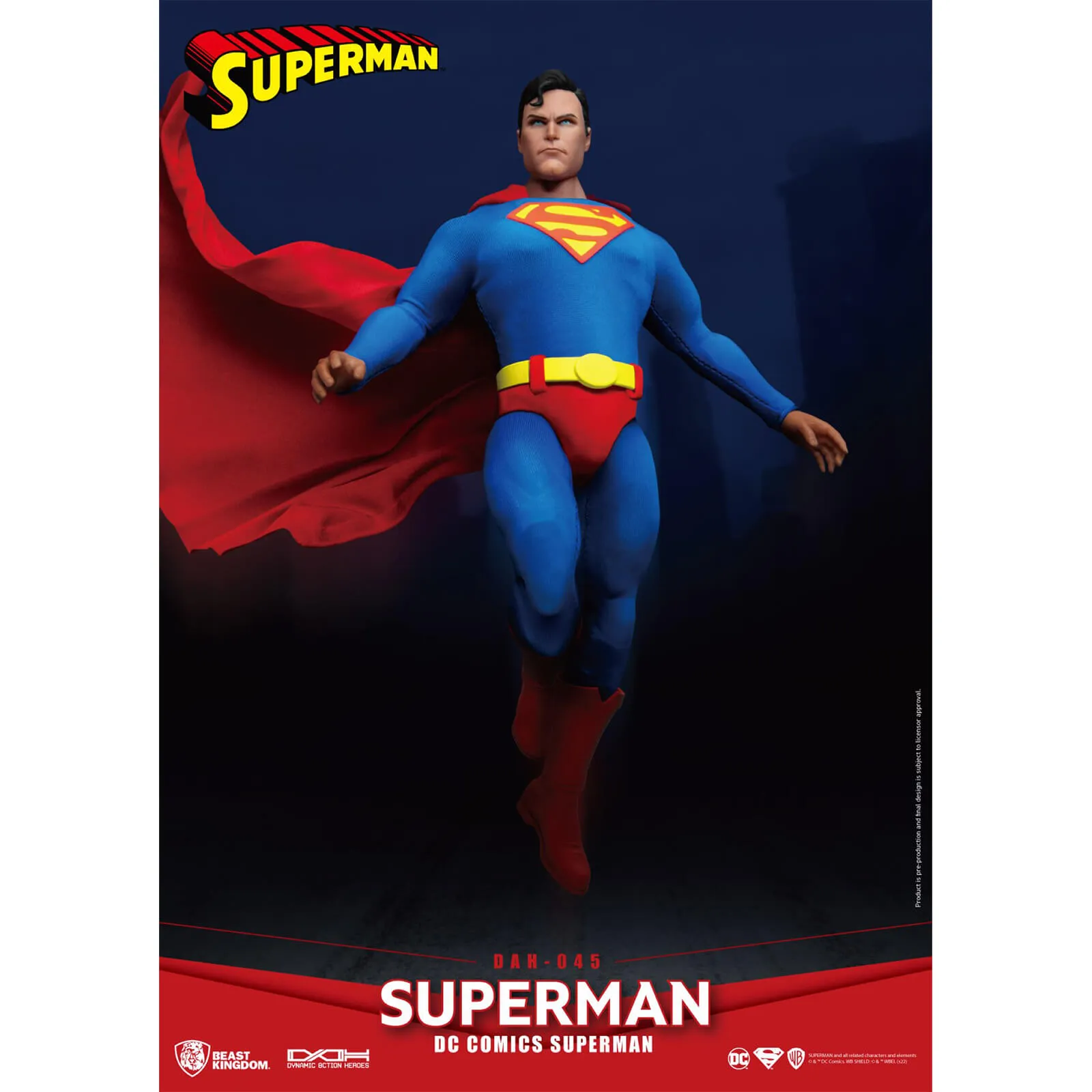  DC Comics Dynamic 8ction Heroes Figure - Superman