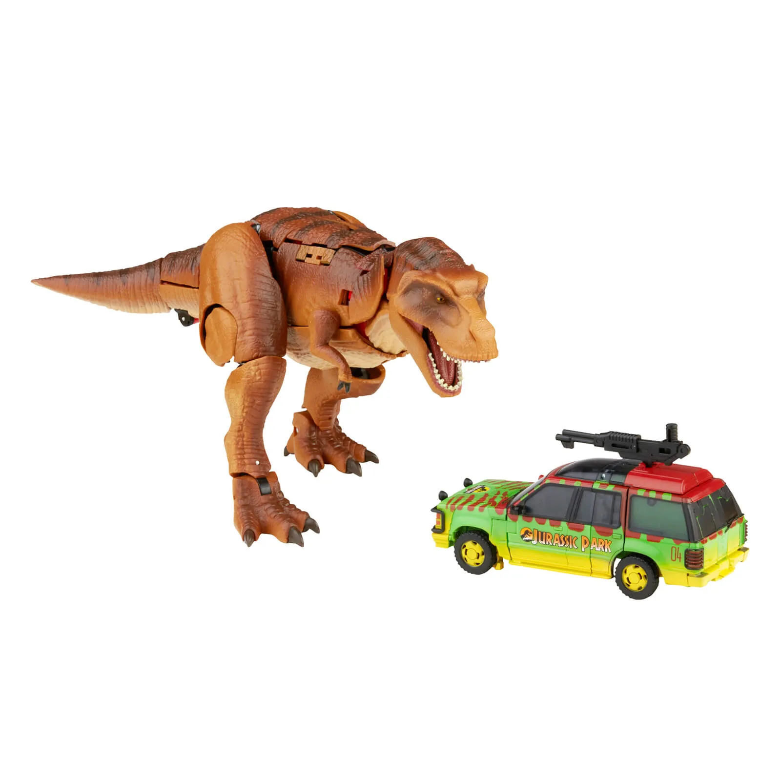  Transformers Collaborative: Jurassic Park Mash-Up, Tyrannocon Rex & Autobot JP93 Action Figure