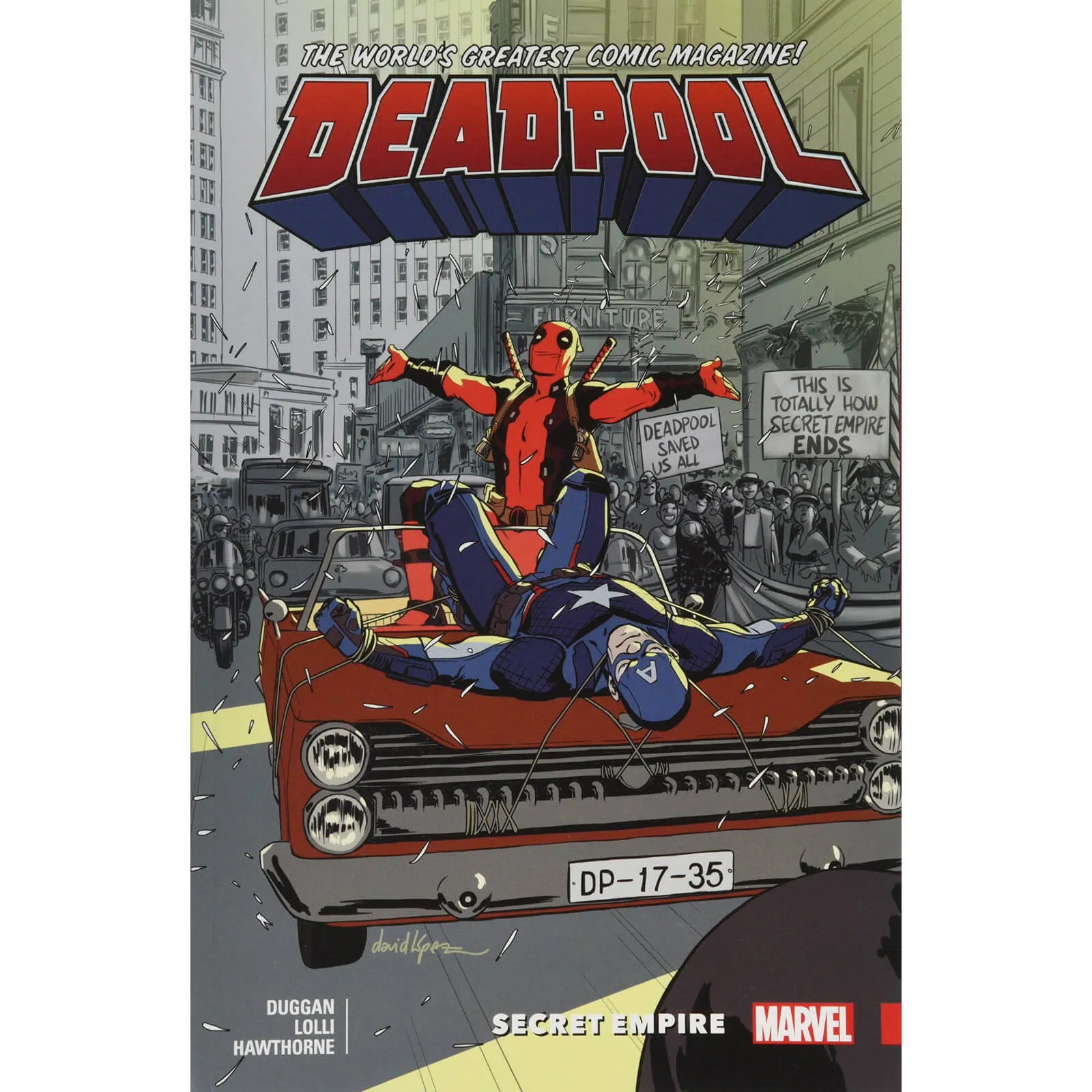  Deadpool Worlds Greatest Trade Paperback Vol 10 Secret Empire Graphic Novel