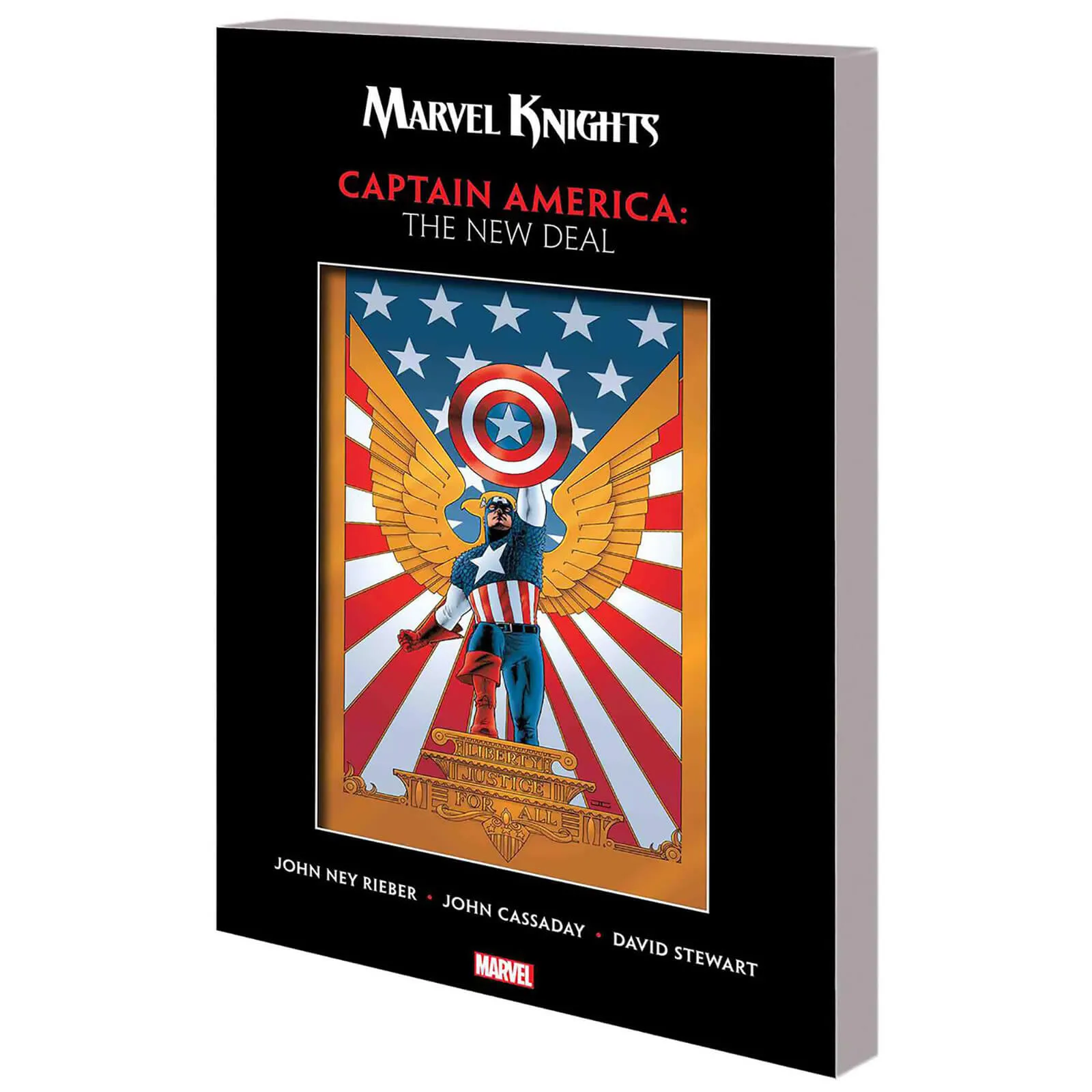  Marvel Knights Captain America Rieber Cassaday Trade Paperback New Deal Graphic Novel
