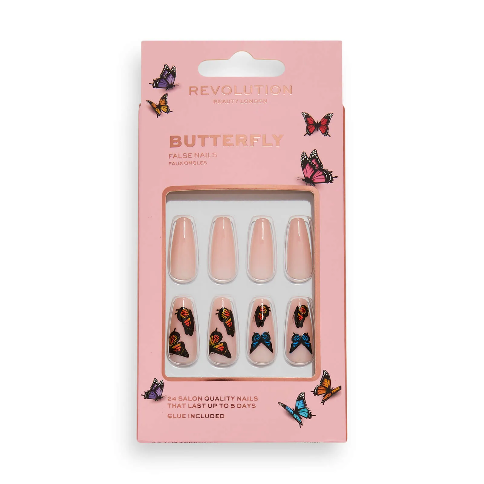  Flawless False Nails - Butterfly