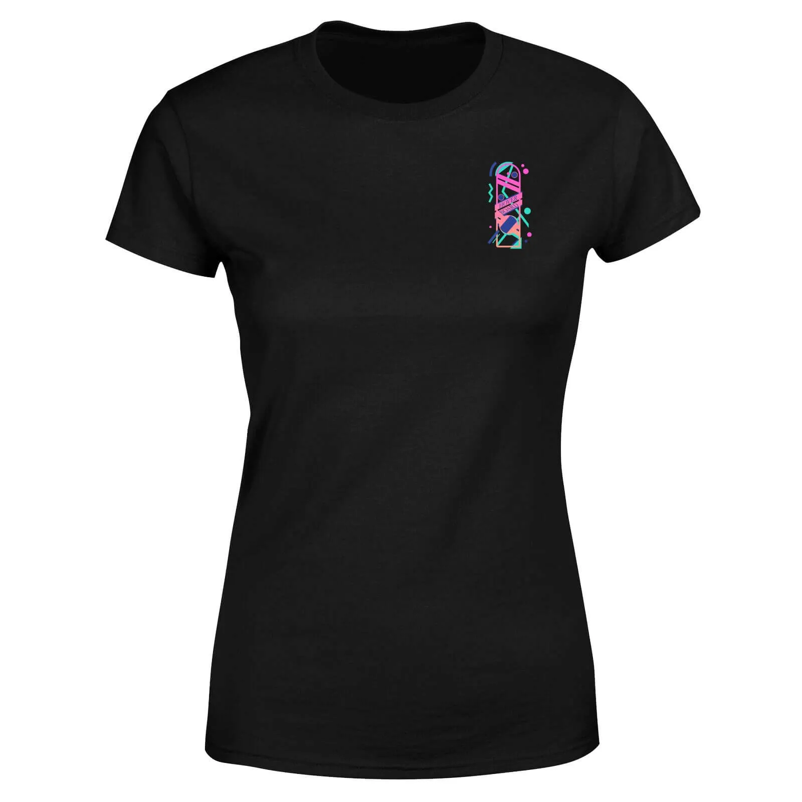Back To The Future Hover Board Women's T-Shirt - Black - S