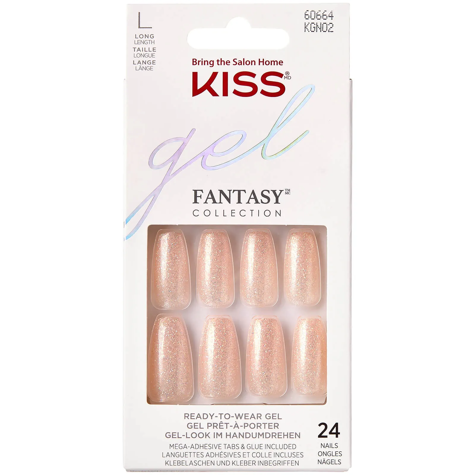 KISS Gel unghie Fantasy (varie tonalità) - Tonalità:#fdccbe||Rock Candy