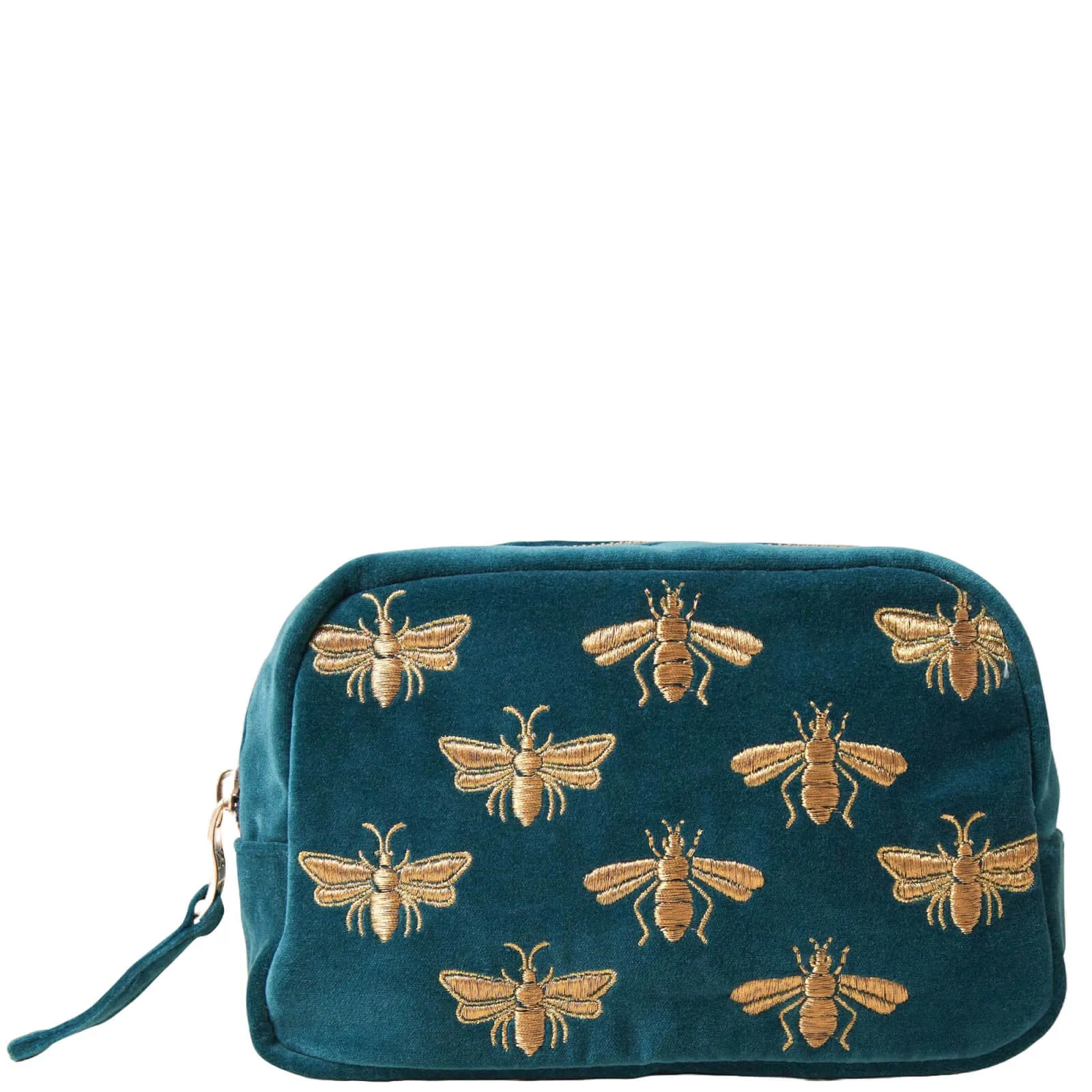  Honey Bee Rich Blue Velvet Cosmetics Bag