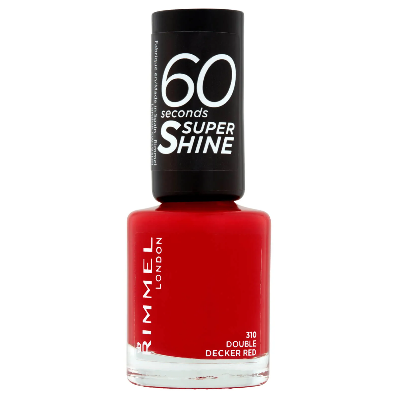  smalto unghie 60 Seconds Super Shine 8 ml (varie tonalità) - Double Decker Red